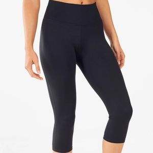High-Waisted Solid PowerHold Crop